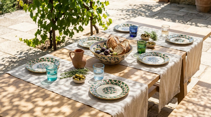 Coloured glass at the table: how to layer hand-blown tumblers