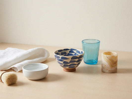 How to care for hand-painted ceramics, alabaster and hand-blown glass