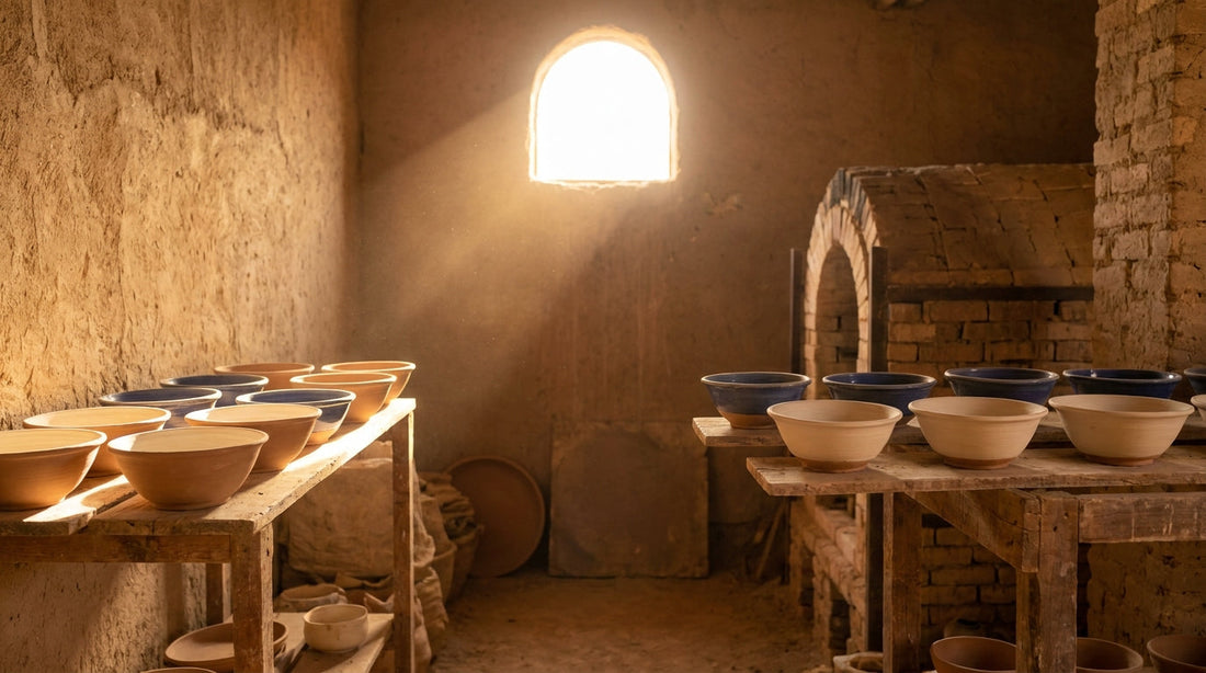 Inside a Fayoum pottery workshop