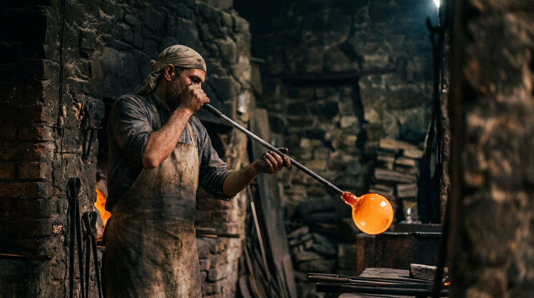The breath that becomes a glass: a day with an Egyptian glass blower
