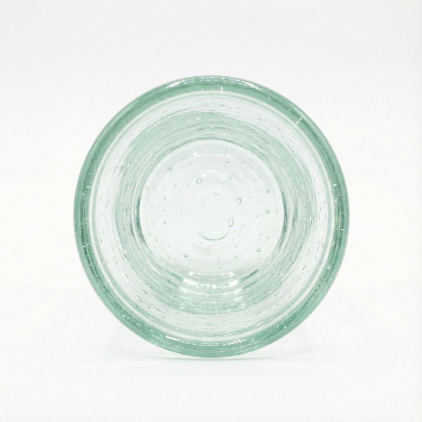 Handmade Clear Hand Blown Glass Tumbler 10 cm Egyptian Artisan Drinkware by BEKYA